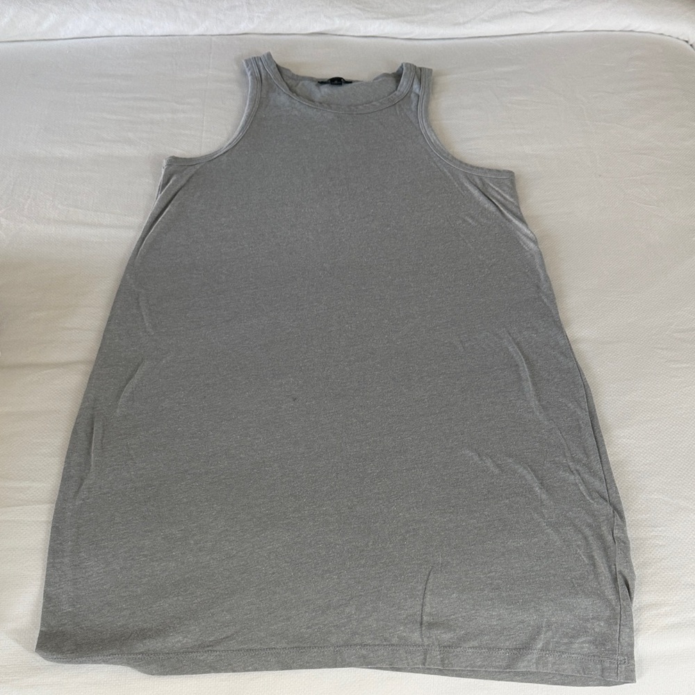 J. Crew Gray Sleeveless Mini Dress